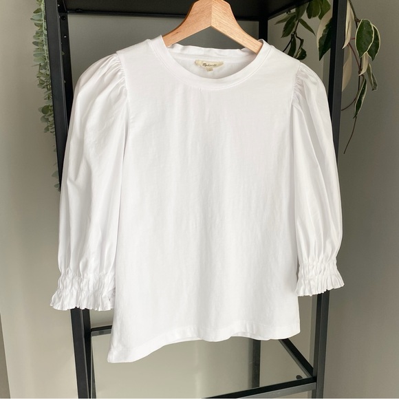Madewell Tops - Madewell Puff Half Sleeve Shirt